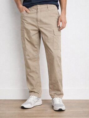 NWT Britches Khaki Cargo Pants 44x34 | Stretch Cotton Casual Workwear